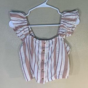 Billabong cropped blouse